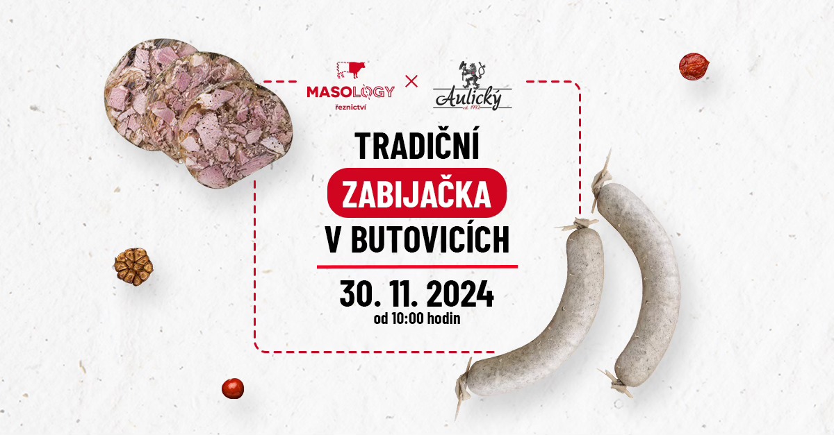 Tradiční zabijačka v Butovicích v Butky parku za Galerií Butovice