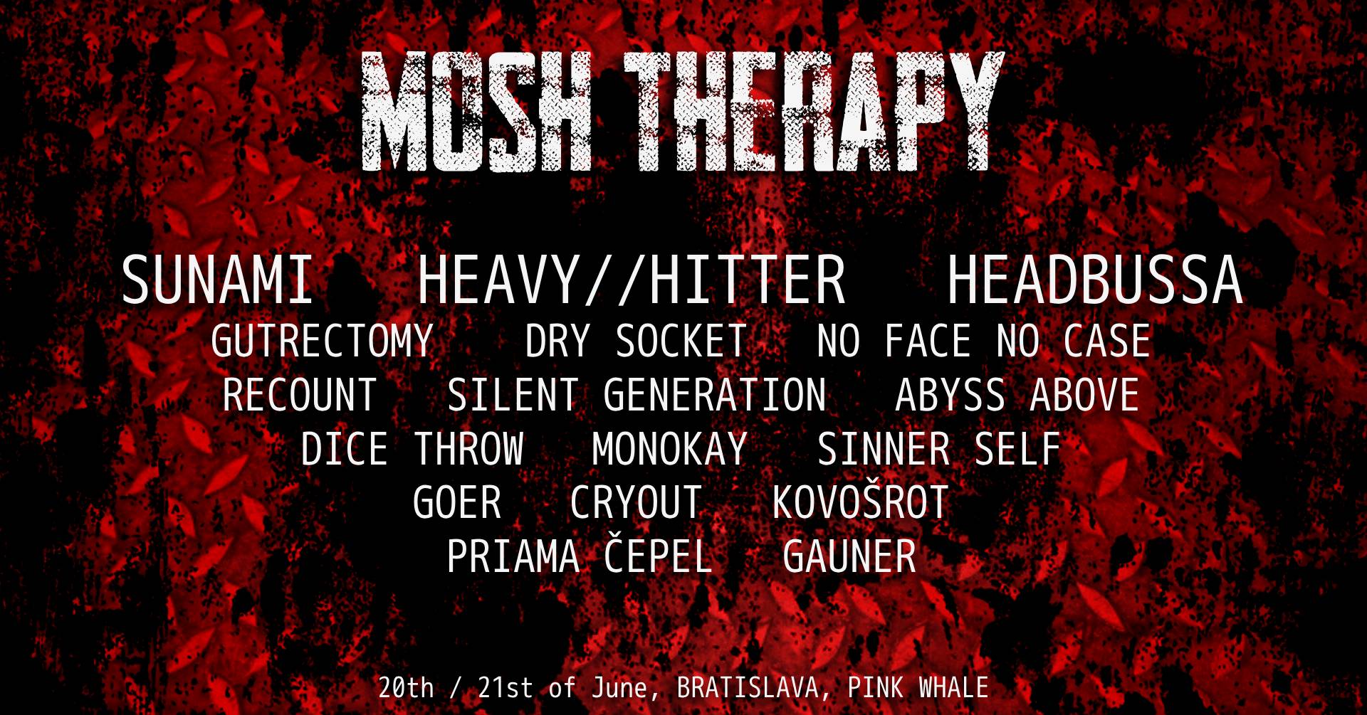 Mosh Therapy 2025 - BRATISLAVA @ PINKWHALE