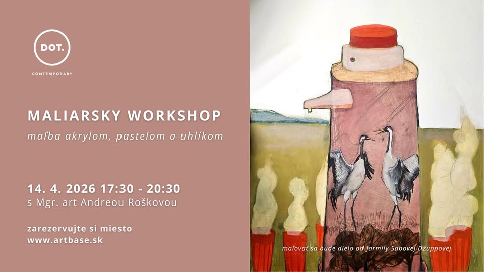 Maliarsky workshop / maľba akrylom, pastelom a uhlíkom