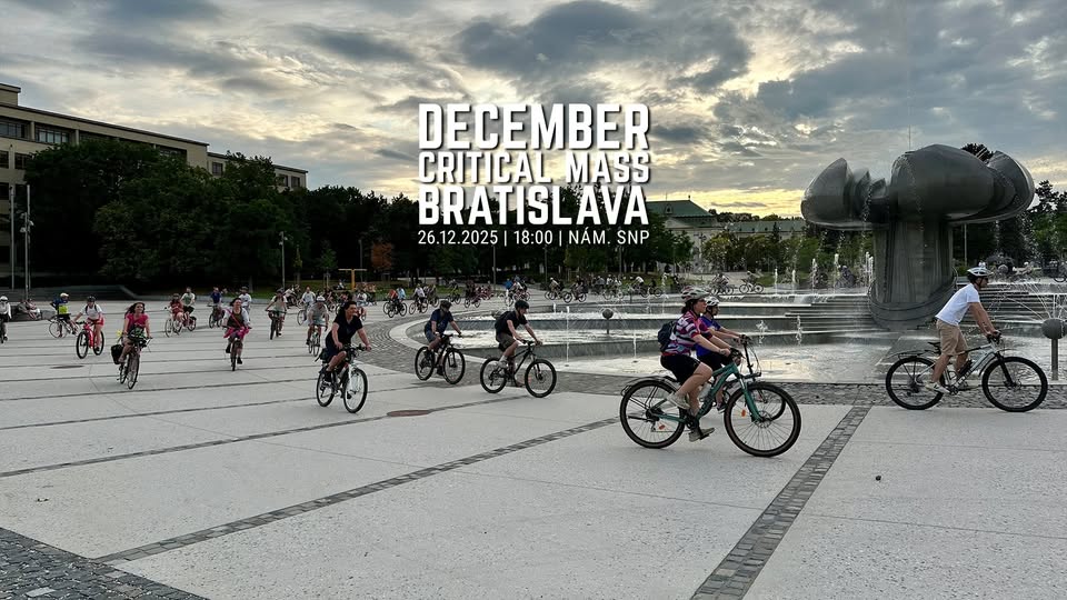 Cyklojazda Critical Mass Decembrová