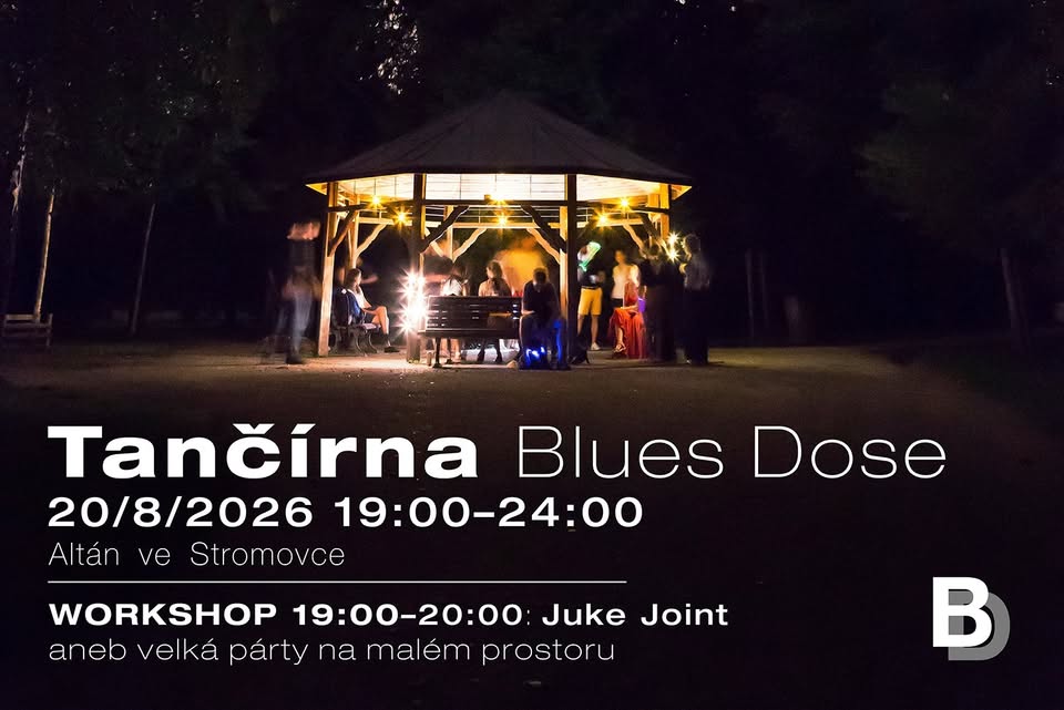 Letní bluesová tančírna v altánku ve Stromovce