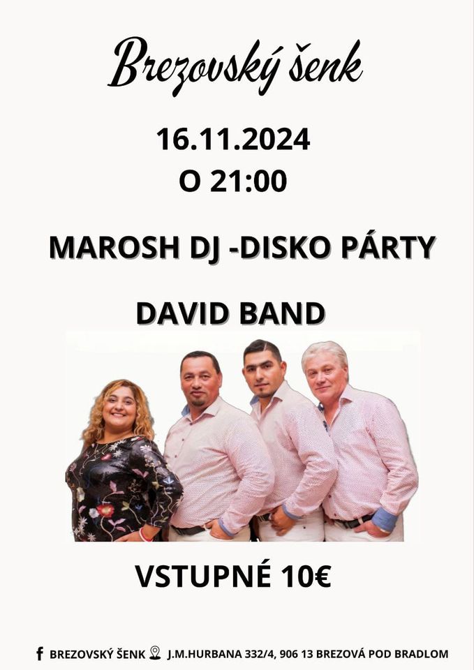 Disco party -  hudobná skupina David Band