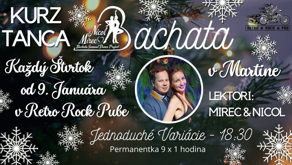 Bachata Jednoduché Variácie v Martine