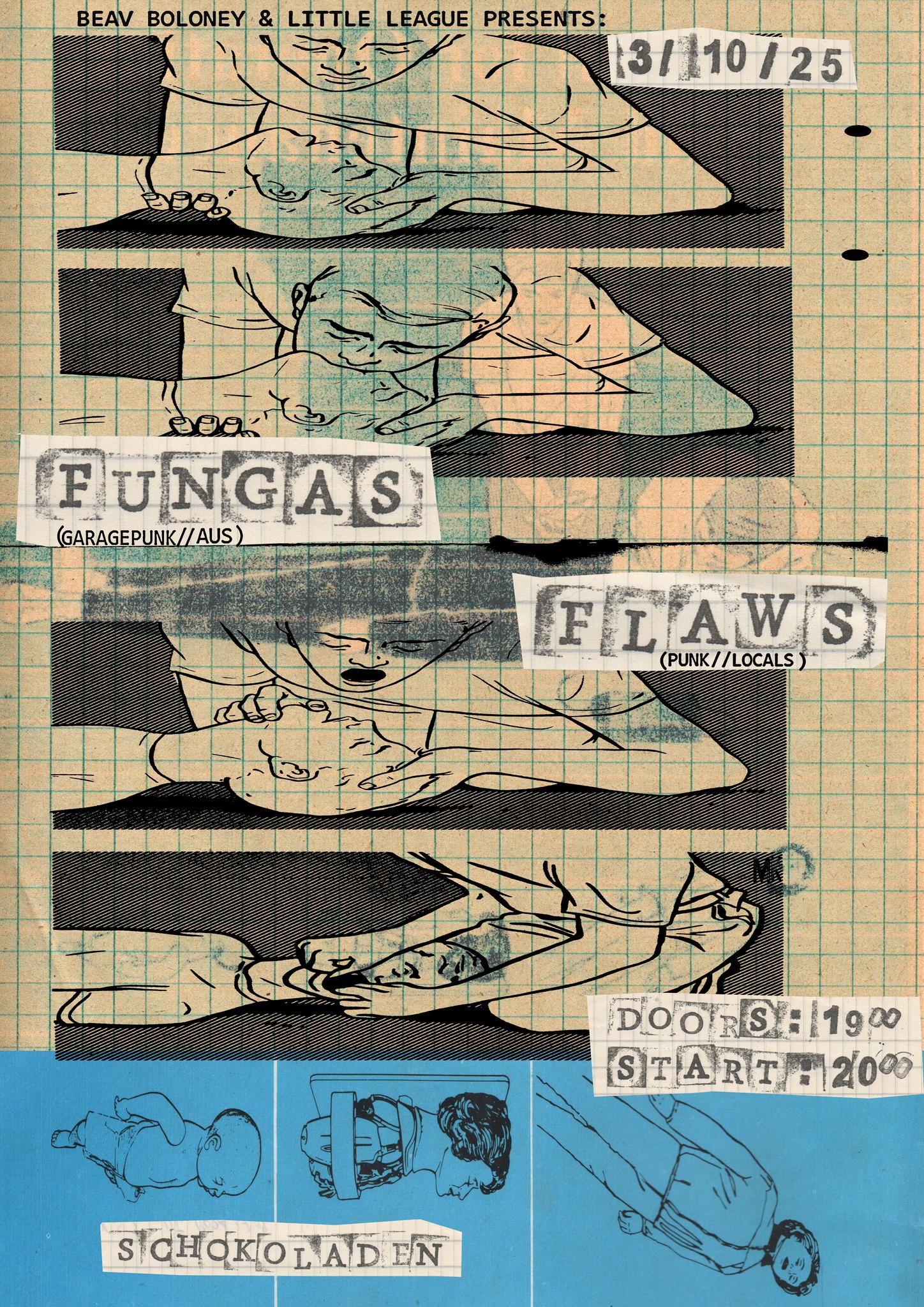 FUNGAS (garage-punk, aus) & FLAWS (punk, bln)