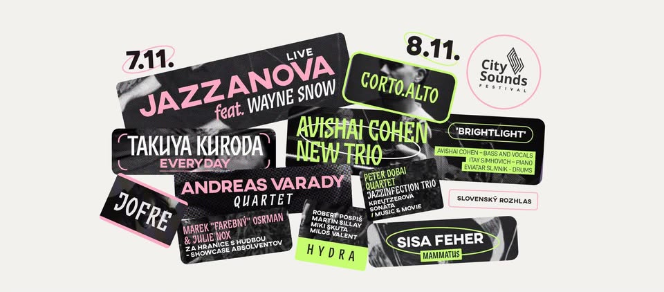 CSF 2025: AVISHAI COHEN, JAZZANOVA (live) feat. WAYNE SNOW, TAKUYA KURODA, CORTO.ALTO 7. - 8.11.2025