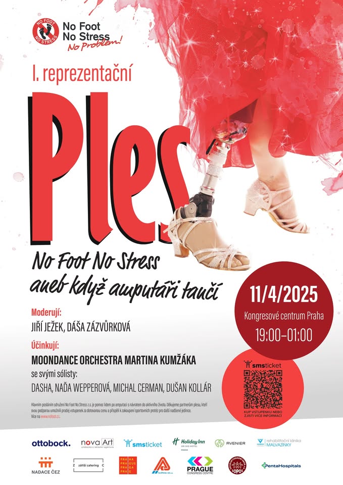 1. reprezentační ples No Foot No Stress aneb amputáři tančí