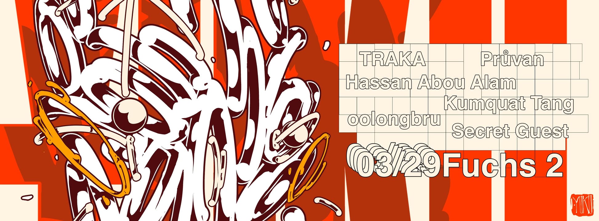Yuku INVITES Traka ☆ Průvan ☆ Prayer ☆ Hassan Abou Alam ☆ Kumquat Tang ☆ Oolongbru ☆ secret guest