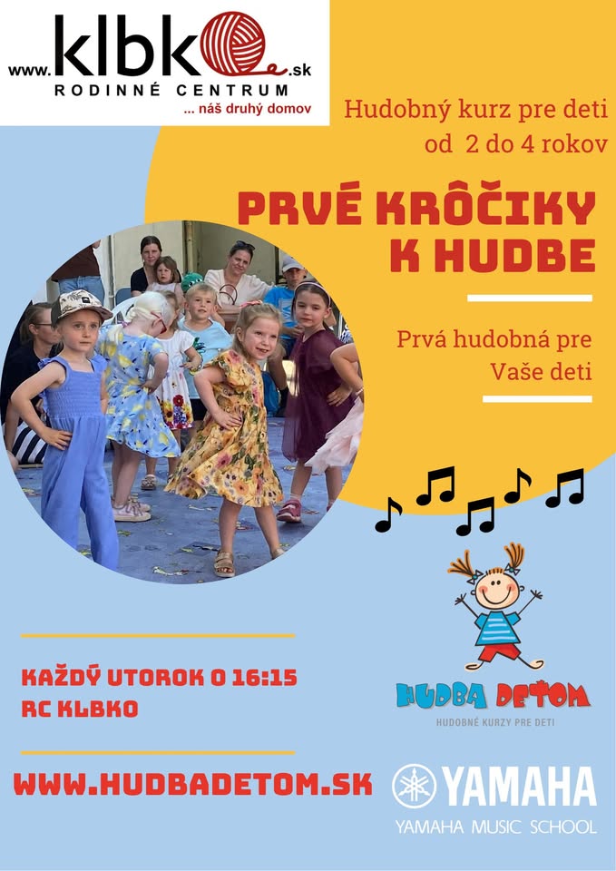 Skúšobná hodina - Hudobný kurz pre deti