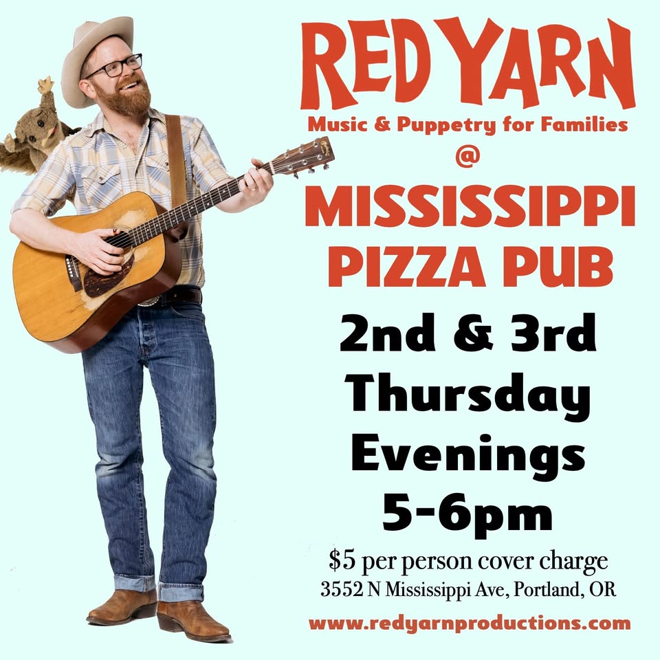 Red Yarn's 2nd & 3rd Thursdays at Mississippi Pizza Pub