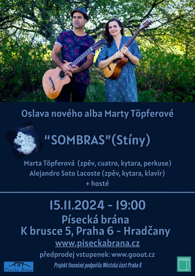 Oslava alba "Sombras" - Marta Topferova & Alejandro Soto Lacoste