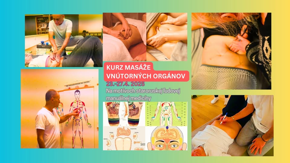 Kurz viscerálnej masáže a diagnostiky podľa projekčných zón.