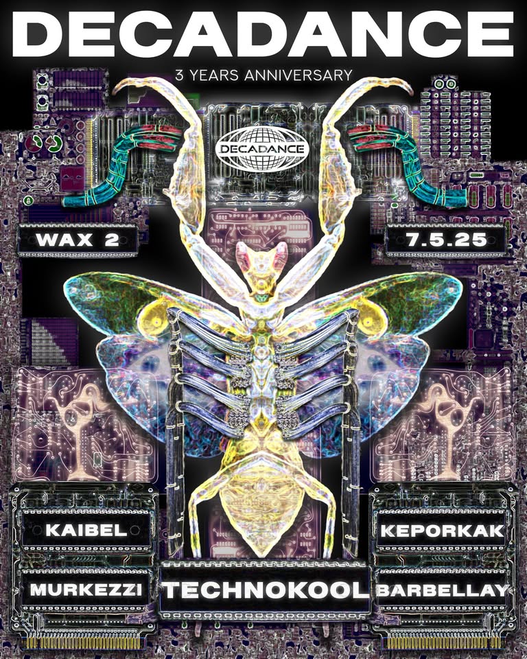 DECADANCE 3rd ANNIVERSARY w/ TECHNOKOOL