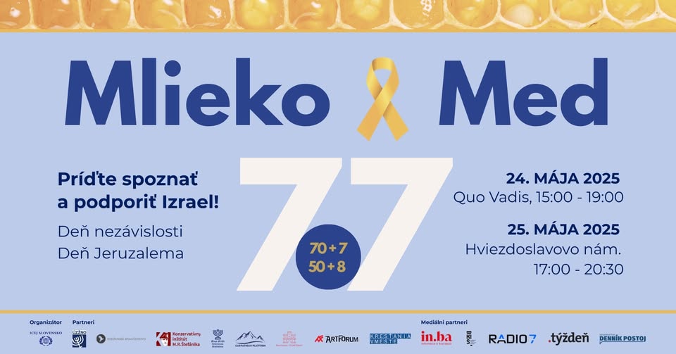 Mlieko & Med, diskusie a koncerty, 24. a 25. mája 2025