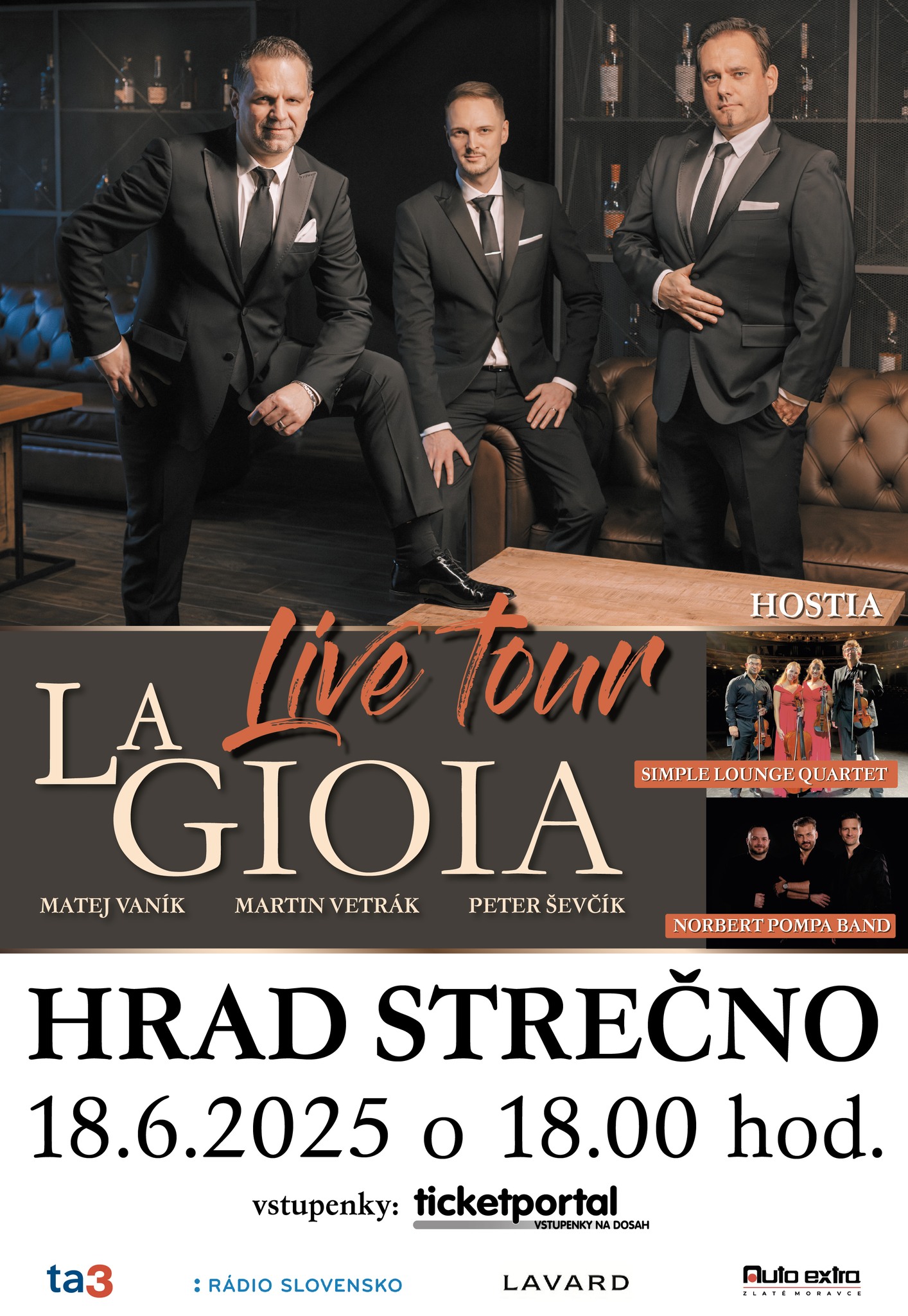 La Gioia live tour 2025