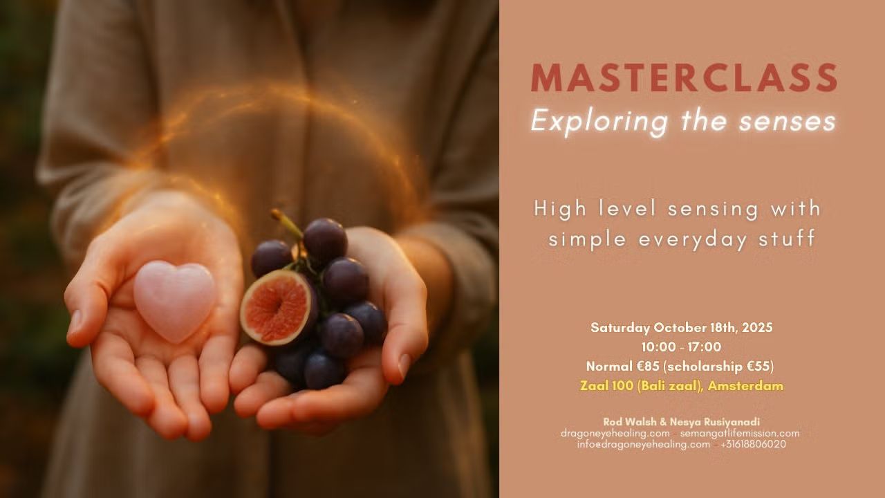 Masterclass: Exploring the senses: High Level Sensing with simple everyday Stuff