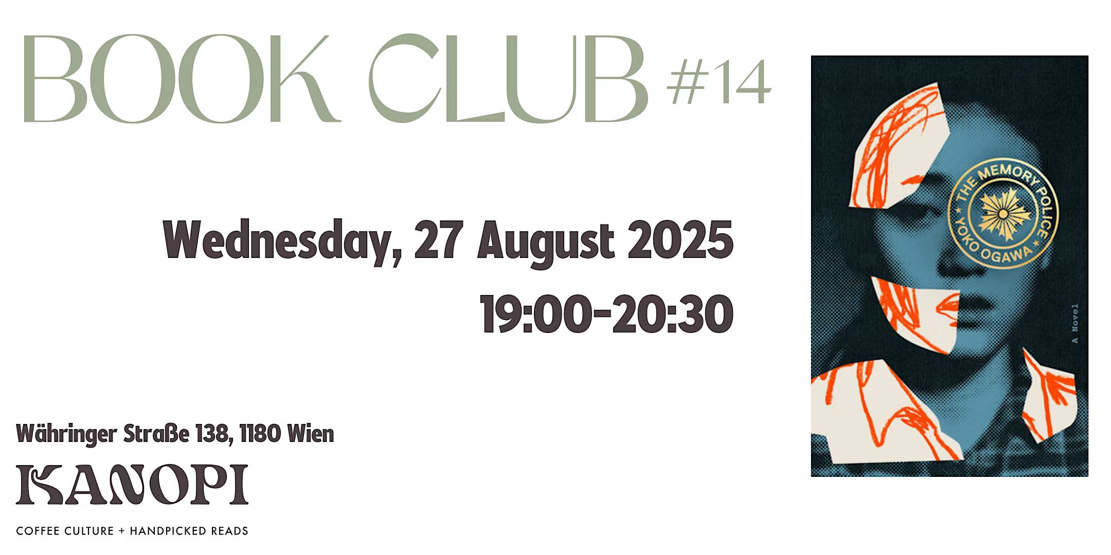 Book Club 14: The Memory Police by Yoko Ogawa