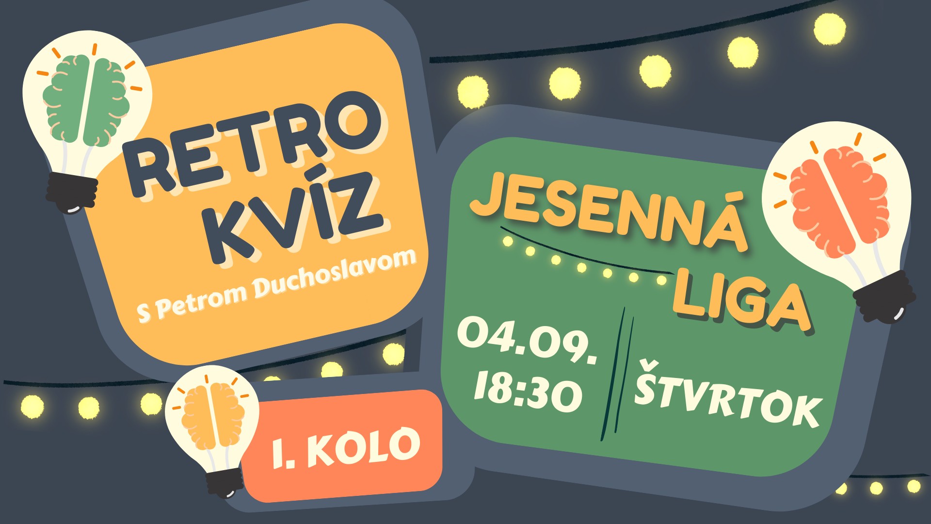 Zábavný vedomostný kvíz v Retro café & pub!