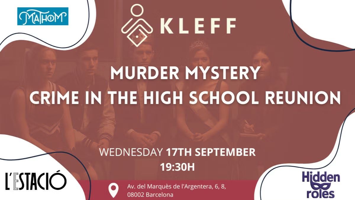 Murder Mystery: Crime in the High School reunion (in ENGLISH!)