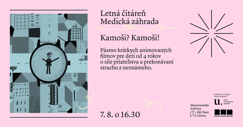 Kamoši? Kamoši! | Letná čitáreň Medická záhrada