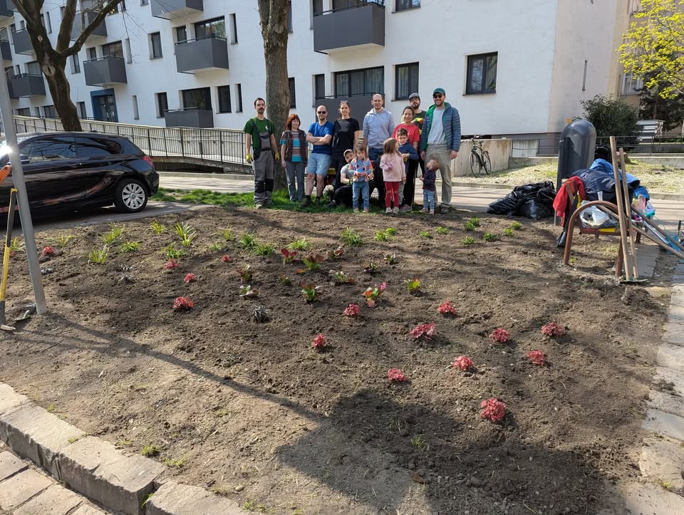 Sadenie kvitnúcej lúky na Tehelnom poli
