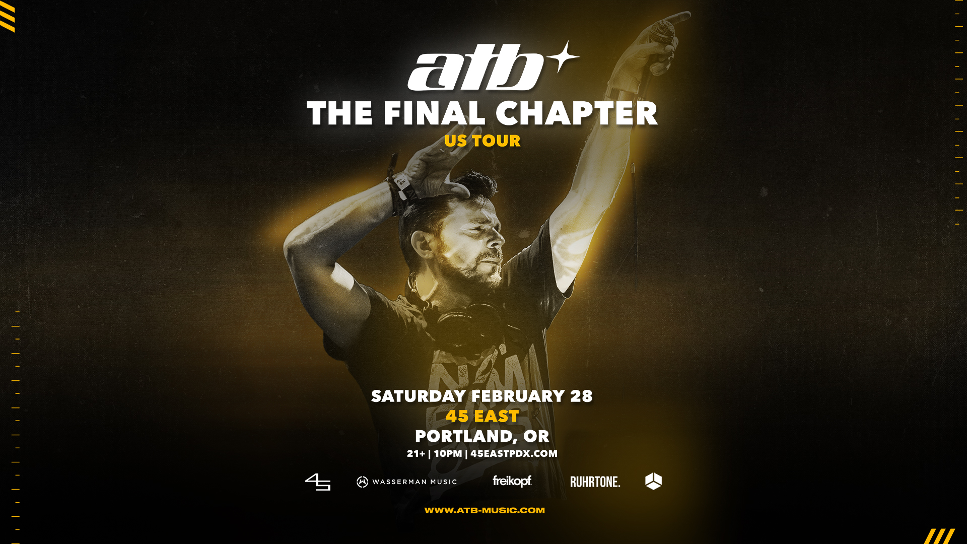 ATB: The Final Chapter U.S. Tour (Portland, OR)