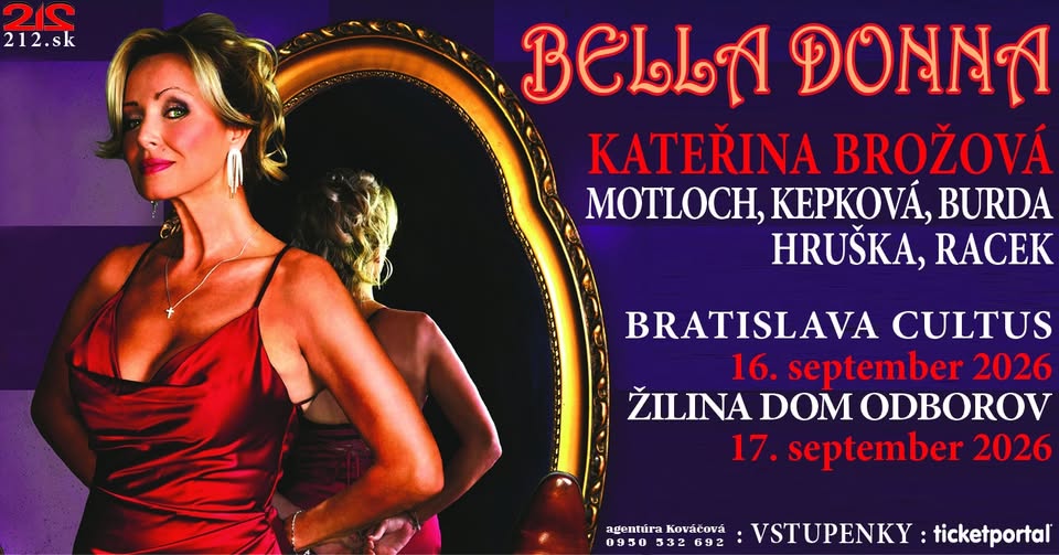 BELLA DONNA - BRATISLAVA ŽILINA SEPTEMBER 2026
