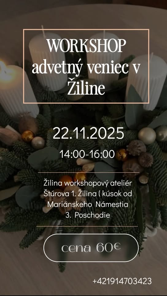 Workshop advetny venček v Žiline