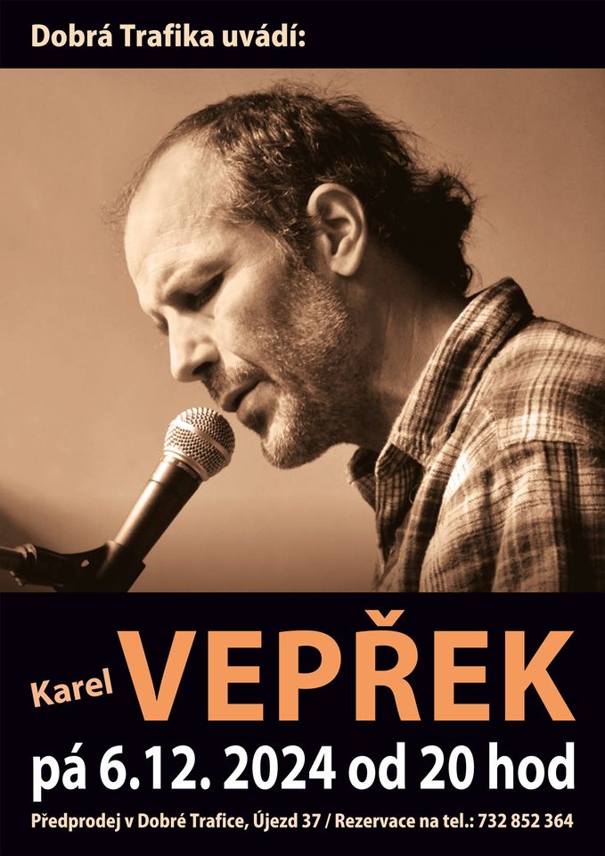 Karel Vepřek v Dobré trafice