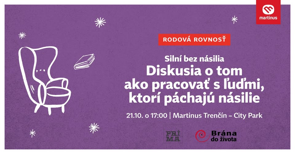 Silní bez násilia - Diskusia o tom ako pracovať s ľuďmi, ktorí páchajú násilie