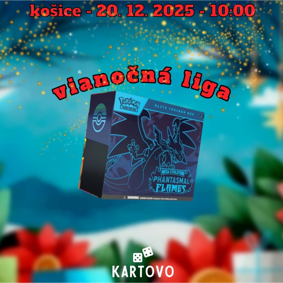 Kartovo Vianočná Pokémon Liga - Košice