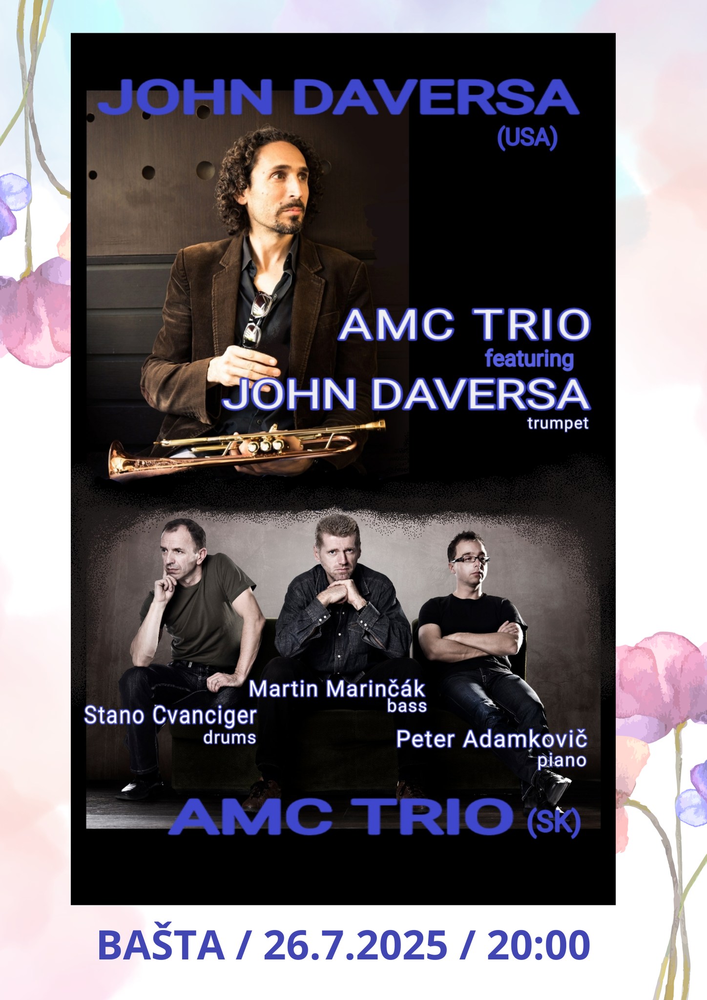 AMC TRIO/sk a JOHN DAVERSA/usa - veľký jazzový koncert