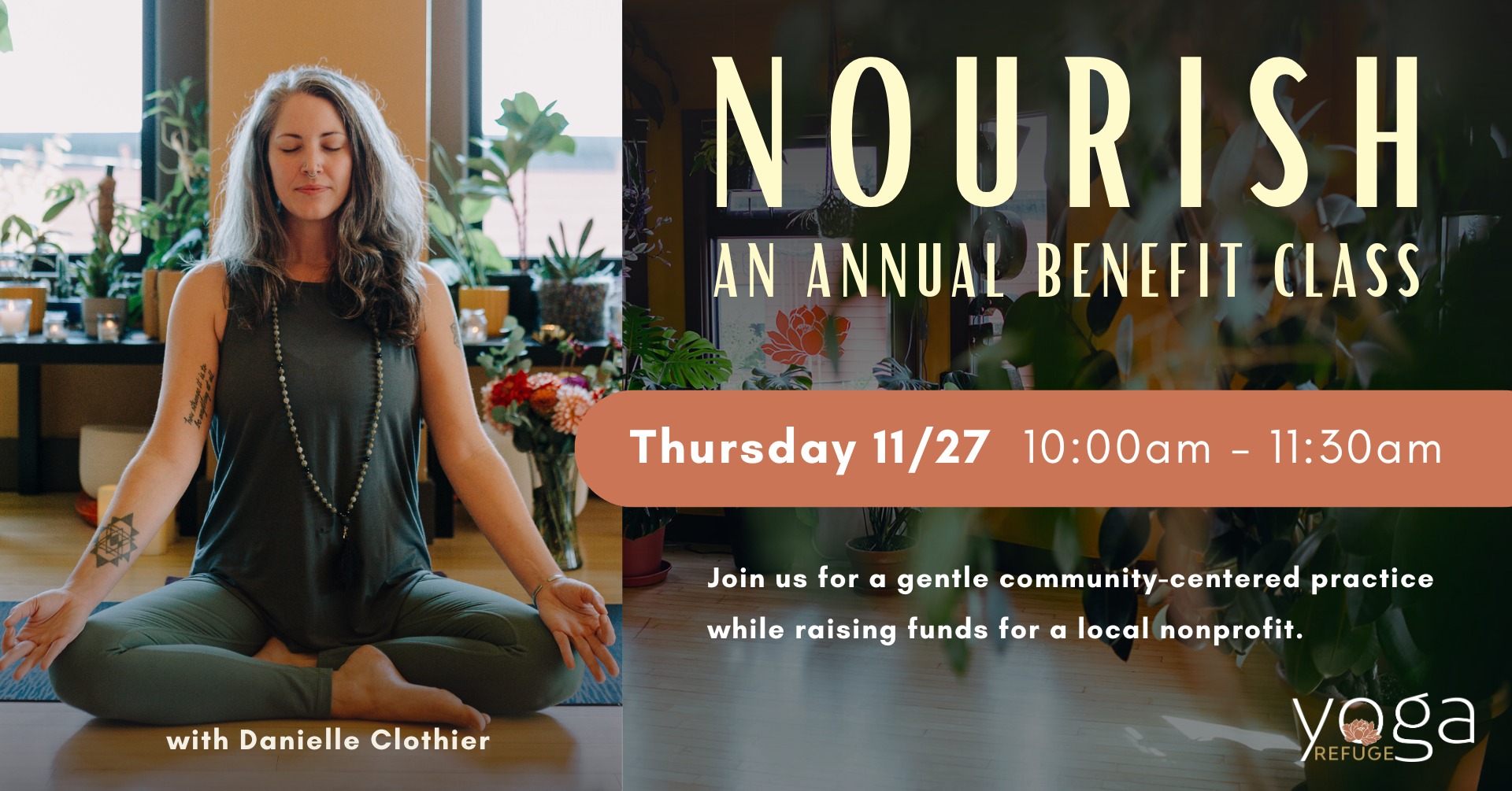 Nourish: An Annual Benefit Class with Danielle Clothier