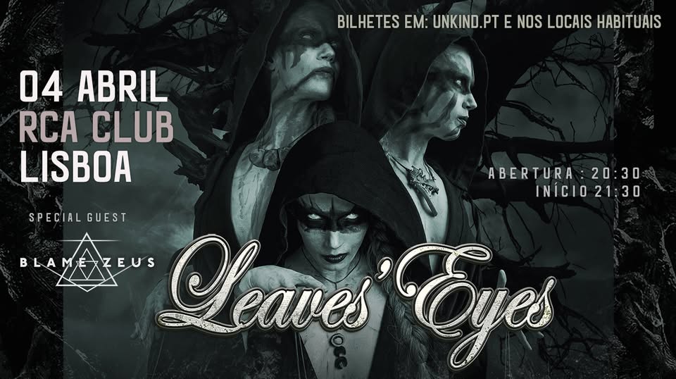 LEAVES´EYES - RCA Club - Lisboa