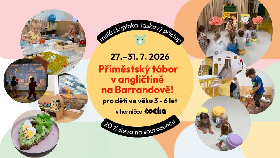 Příměstský tábor v angličtině na Barrandově v herničce Čočka