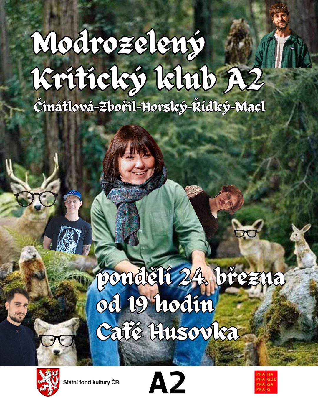 Modrozelený Kritický klub A2