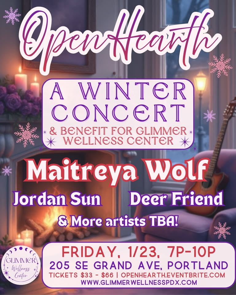 Open Hearth: A Winter Concert & Benefit for Glimmer Wellness Center