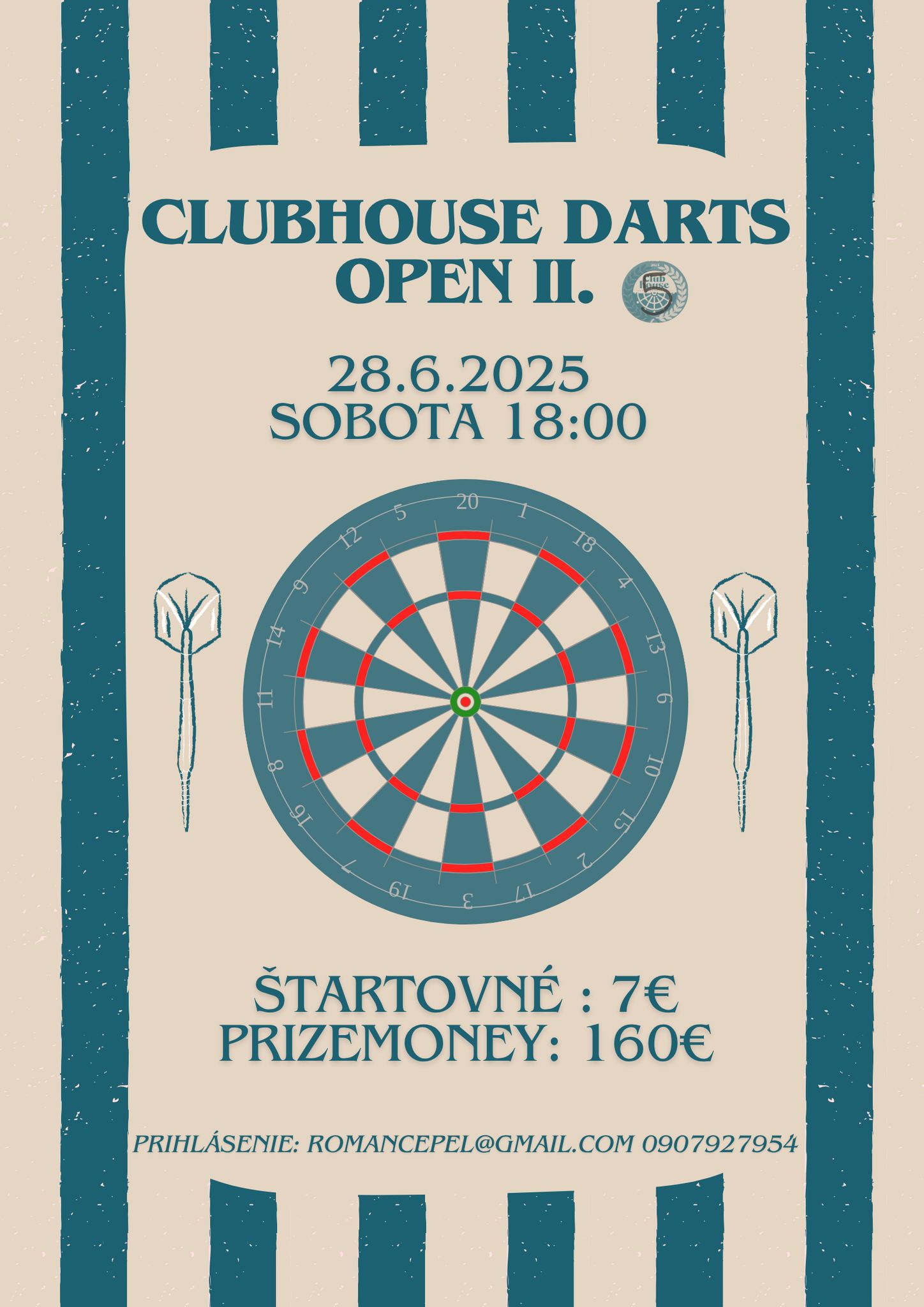 CLUBHOUSE DARTS OPEN II. 5.kolo