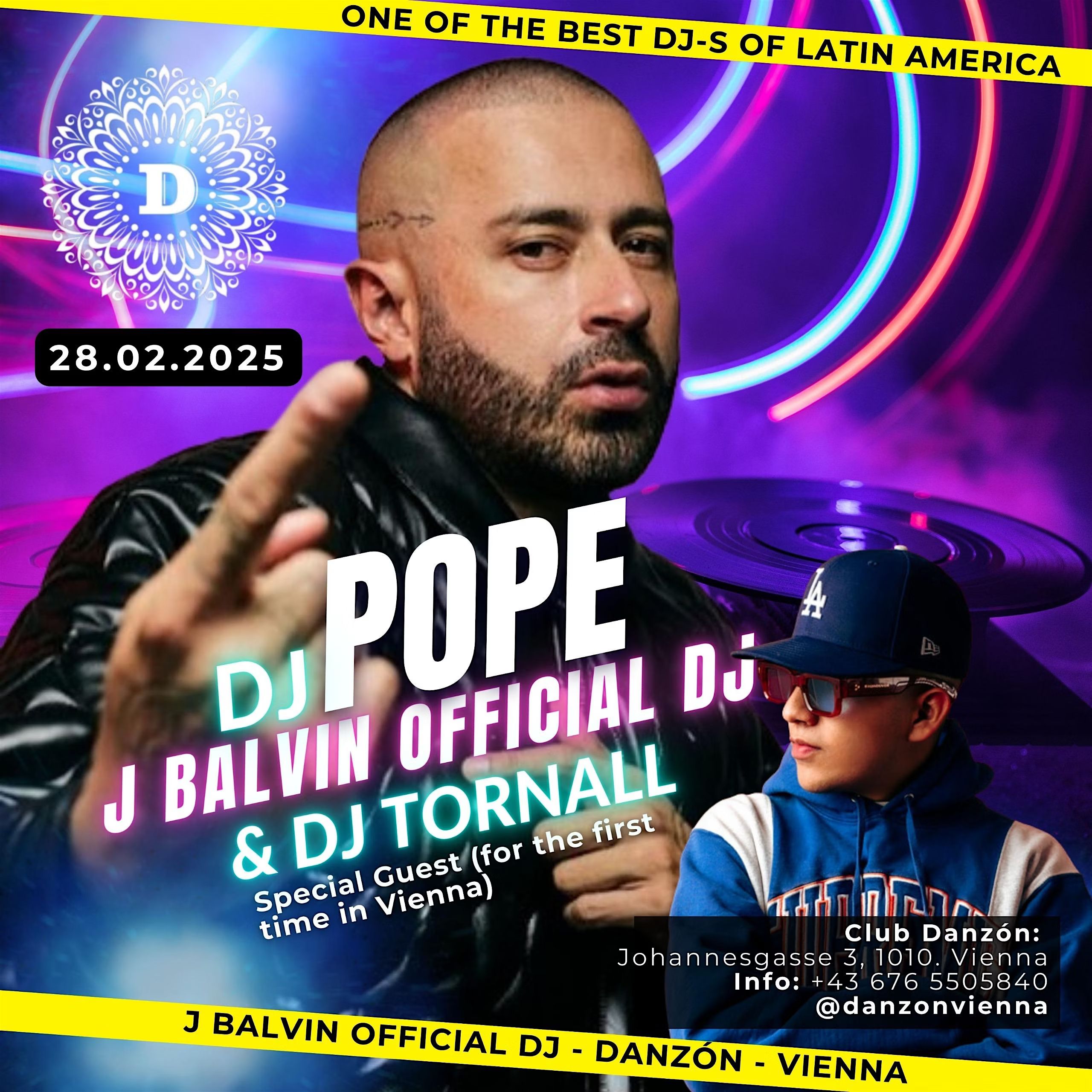 J Balvin Official DJ in Vienna - Reggaeton Epic Night