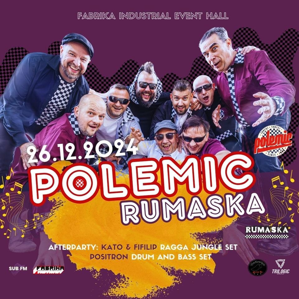 POLEMIC & RUMASKA koncert 🪇 + Afterpárty