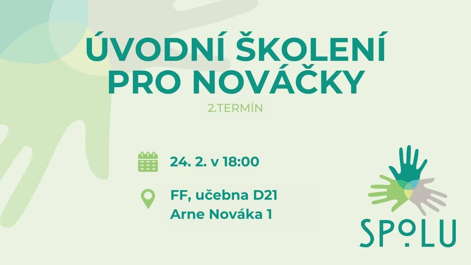 ÚVODNÍ ŠKOLENÍ - Projekt SPOLU (2. termín)