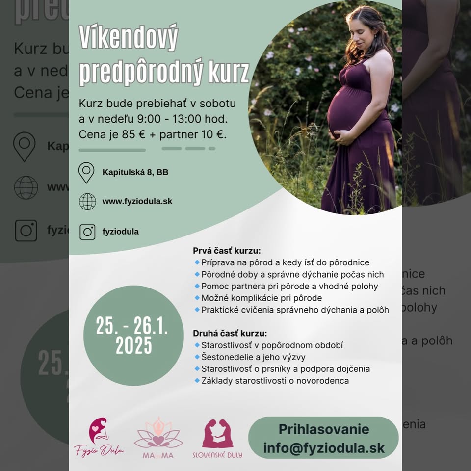 Víkendový predpôrodný kurz