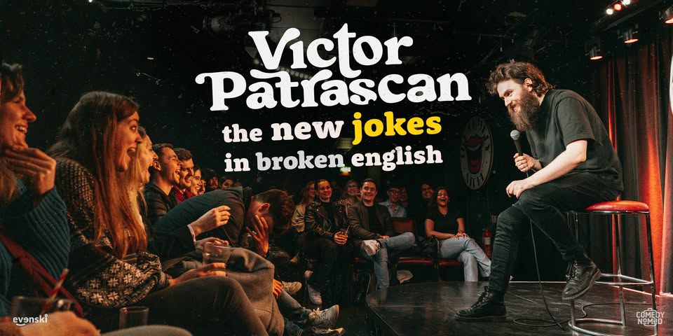 the new jokes in broken english • Victor Patrascan in Prague