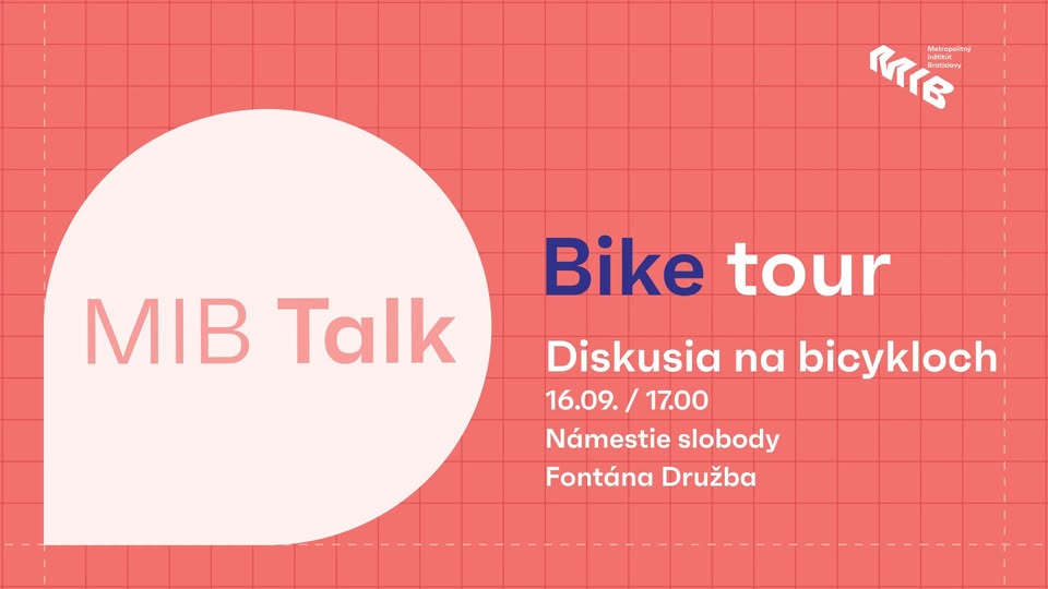 ZMENA TERMÍNU! 📢 MIB talk BIKE tour 🚴