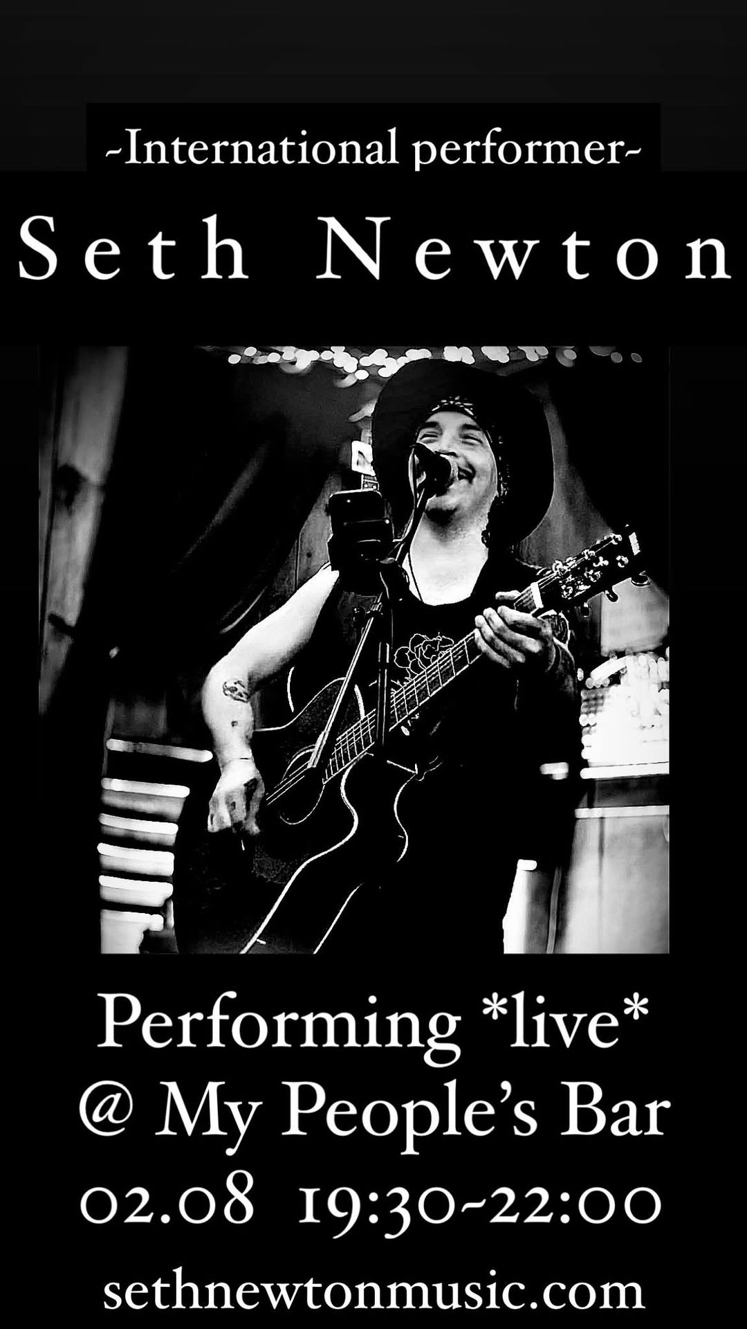 Seth Newton *LIVE* @ MY PEOPLE BAR! {Prague}