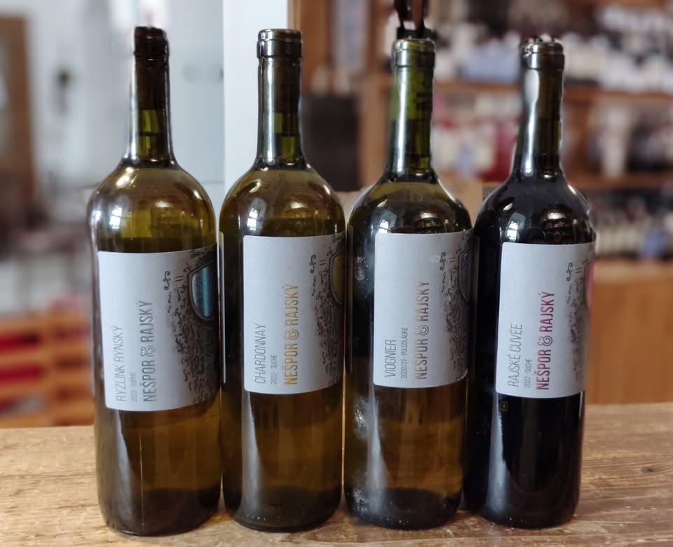 Neřízená degustace vinařství Nešpor a Rajský z Moravské Nové Vsi