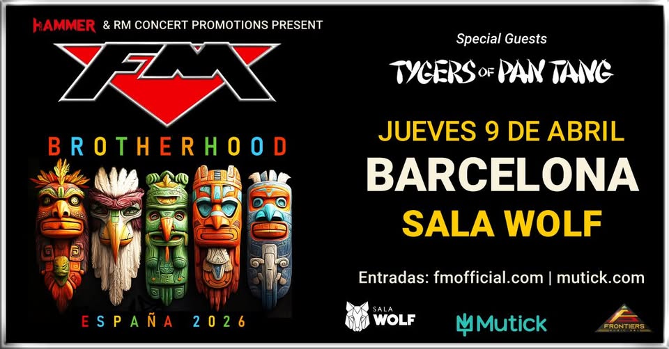 FM + Tygers of Pan Tang | Barcelona Sala Wolf