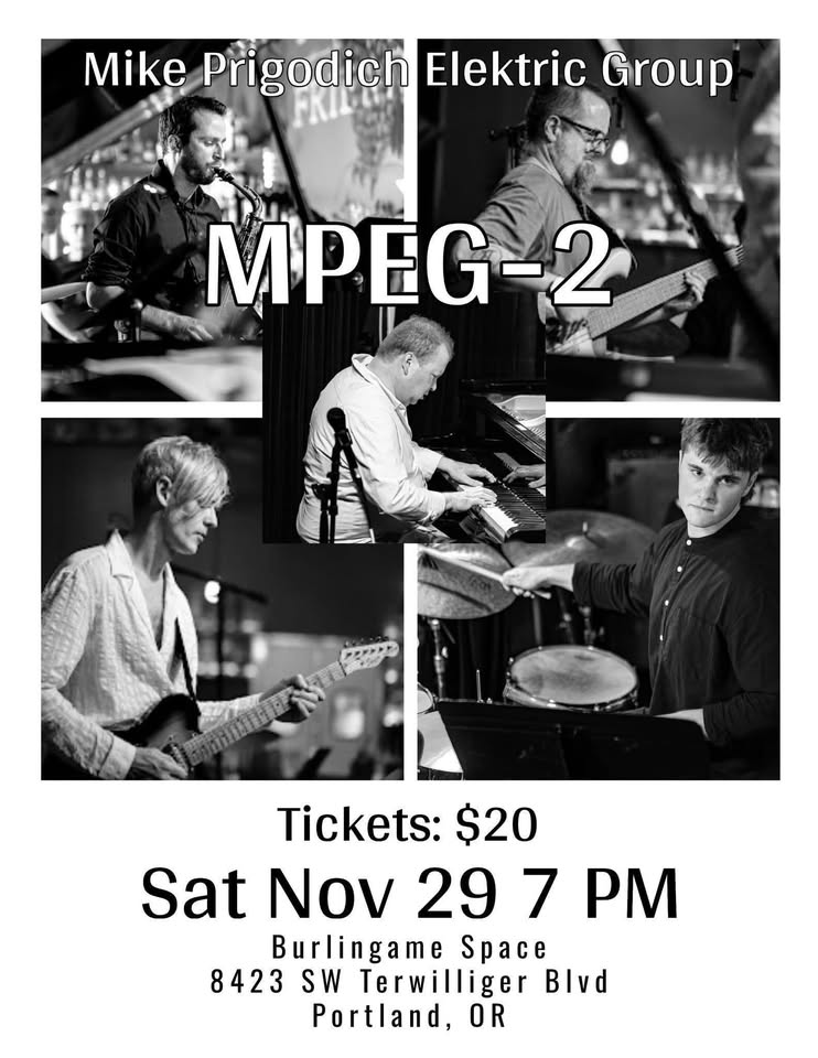 Mike Prigodich Elektric Group (MPEG-2) at Burlingame Space
