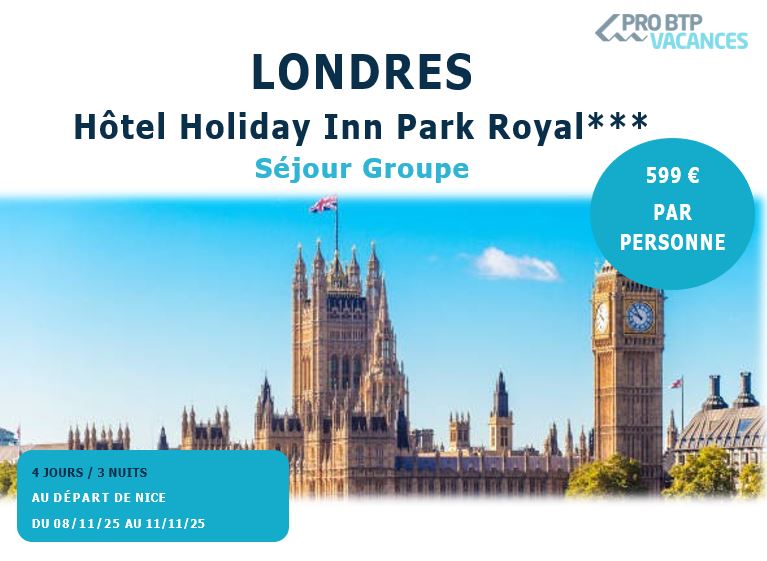 séjour à Londres