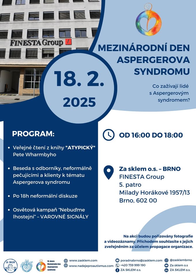 Mezinárodní den Aspergerova syndromu v Brně
