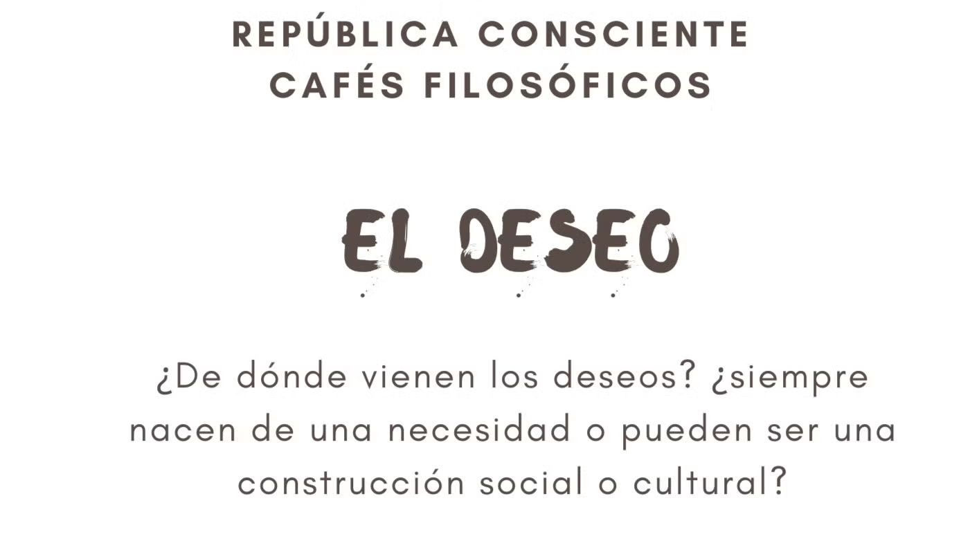 Philosophical coffee: desire